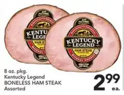 Pete's Fresh Market Kentucky Legend boneless ham steak assorted offer