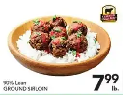 Pete's Fresh Market 90% Lean Ground Sirloin offer