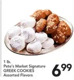 Pete's Fresh Market Pete's Market Signature Greek Cookies offer