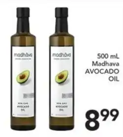 Pete's Fresh Market Madhava avocado oil offer