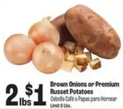 Food City Brown Onions or Premium Russet Potatoes offer