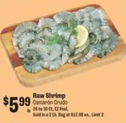 Food City Raw Shrimp offer