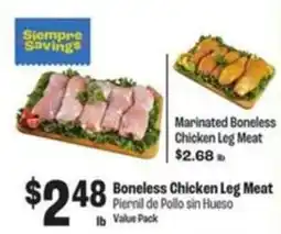 Food City Boneless Chicken Leg Meat offer