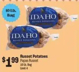 Food City Idaho russet potatoes offer
