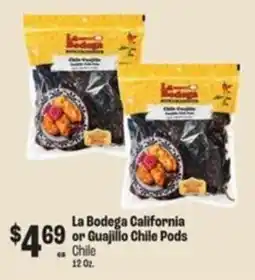 Food City La Bodega California or Guajillo Chile Pods offer