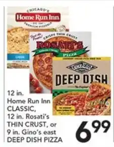 Pete's Fresh Market Home Run Inn classic, rosati's thin crust, or gino's east deep dish pizza offer