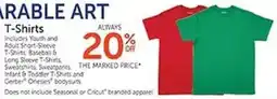 Hobby Lobby Variable Art T-Shirts offer