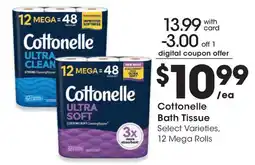 QFC Cottonelle bath tissue offer