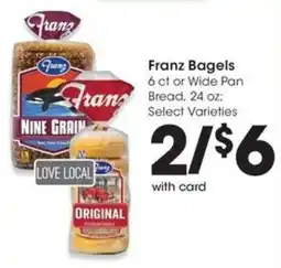 QFC Franz Bagels offer