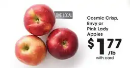 QFC Cosmic Crisp, Envy or Pink Lady Apples offer