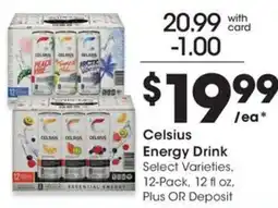 QFC Celsius Energy Drink offer