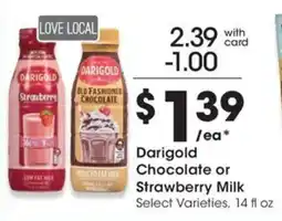 QFC Darigold Chocolate or Strawberry Milk offer