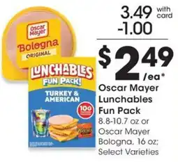 QFC Oscar Mayer Lunchables Fun Pack offer