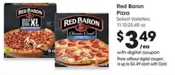 QFC Red Baron pizza offer