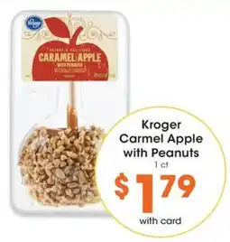 QFC Kroger caramel apple with peanuts offer