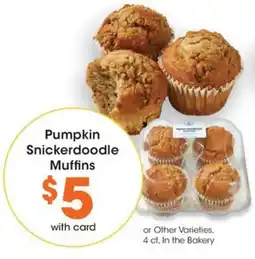 QFC Pumpkin Snickerdoodle Muffins offer