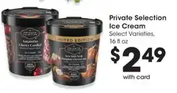 QFC Private Selection Ice Cream offer