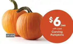 QFC Carving Pumpkins offer