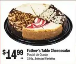 Food City Father's Table Cheesecake offer