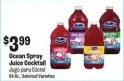 Food City Ocean Spray Juice Cocktail offer