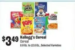 Food City Kellogg's Cereal offer