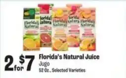 Food City Florida's Natural Juice offer