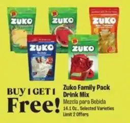Food City Zuko Family Pack Drink Mix offer