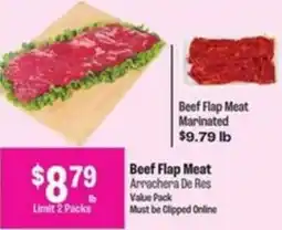 Food City Beef Flap Meat Arrachera De Res offer