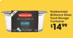 Kroger Rubbermaid brilliance glass food storage container offer