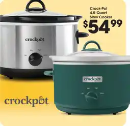 Kroger Crock-Pot 4.5-Quart Slow Cooker offer