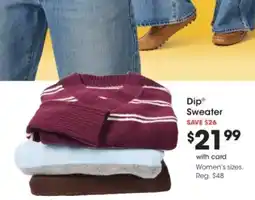 Kroger Dip Sweater offer