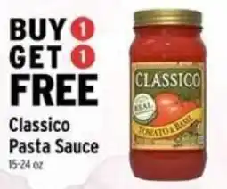 Brookshire's Classico pasta sauce offer