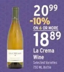 Brookshire's La Crema Wine offer