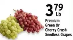 Brookshire's Premium Green Or Cherry Crush Seedless Grapes offer