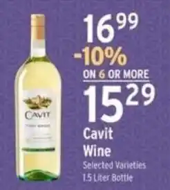 Brookshire's Cavit Wine offer
