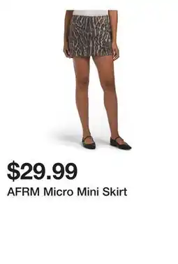 Marshalls AFRM Micro Mini Skirt offer
