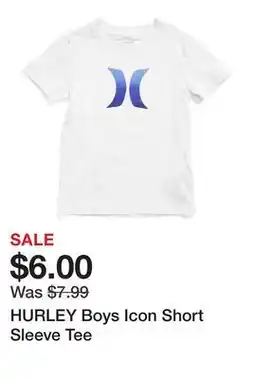 Marshalls HURLEY Boys Icon Short Sleeve Tee offer