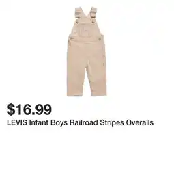 Marshalls LEVIS Infant Boys Railroad Stripes Overalls offer