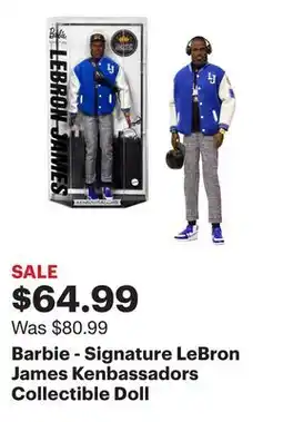 Best Buy Barbie - Signature LeBron James Kenbassadors Collectible Doll offer