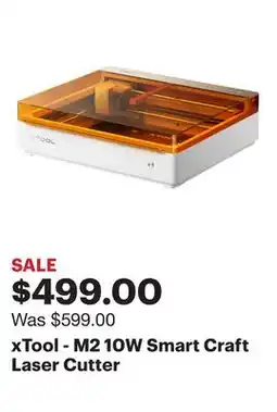 Best Buy xTool - M2 10W Smart Craft Laser Cutter offer
