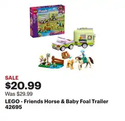 Best Buy LEGO - Friends Horse & Baby Foal Trailer 42695 offer