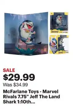 Best Buy McFarlane Toys - Marvel Rivals 7.75 Jeff The Land Shark 1:10th Scale Collectible offer