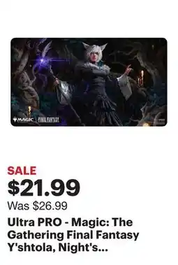 Best Buy Ultra PRO - Magic: The Gathering Final Fantasy Y'shtola, Night's Blessed (Commander) Playmat offer