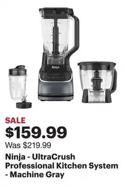 Best Buy Ninja - UltraCrush Professional Kitchen System - Machine Gray offer