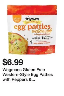 Wegmans Wegmans Gluten Free Western-Style Egg Patties with Peppers & Onions, 5 Count offer
