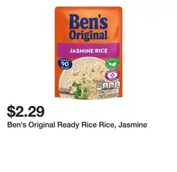 Wegmans Ben's Original Ready Rice Rice, Jasmine offer