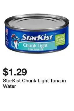 Wegmans StarKist Chunk Light Tuna in Water offer