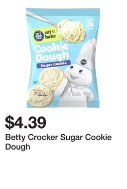Wegmans Betty Crocker Sugar Cookie Dough offer