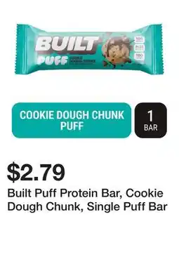 Wegmans Built Puff Protein Bar, Cookie Dough Chunk, Single Puff Bar offer