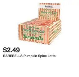 Wegmans BAREBELLS Pumpkin Spice Latte offer